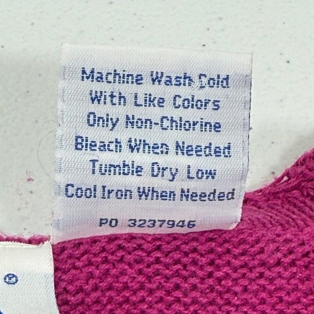 Blair Women's Magenta Purple Embroidered Floral Twin Set Cardigan Tank Large - Picture 7 of 10